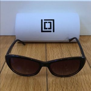 Liz Claiborne Sunglasses 2-tone brown gradient